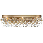 Calypso Bathroom Vanity Light - Vibrant Gold / Clear