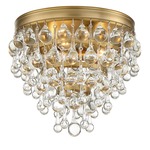 Calypso Ceiling Light - Vibrant Gold / Clear