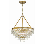 Calypso Chandelier - Vibrant Gold / Clear