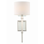 Clifton Wall Light - Polished Nickel / White