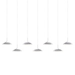 Royyo Linear Multi Light Pendant - Silver