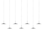 Royyo Linear Multi Light Pendant - Chrome