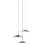 Royyo Circular Multi Light Pendant - Chrome