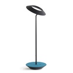 Royyo Desk Lamp - Matte Black / Azure Felt