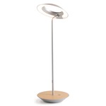 Royyo Desk Lamp - Silver / White Oak