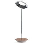 Royyo Desk Lamp - Chrome / Oiled Walnut