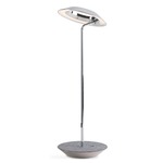 Royyo Desk Lamp - Chrome / Oxford Felt