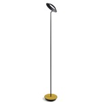 Royyo Floor Lamp - Matte Black / Honeydew Felt