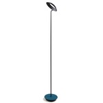 Royyo Floor Lamp - Matte Black / Azure Felt