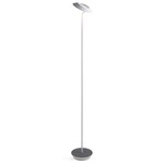 Royyo Floor Lamp - Matte White / Oxford Felt