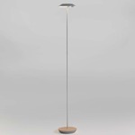 Royyo Floor Lamp - Silver / White Oak