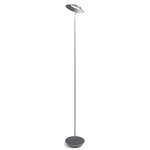 Royyo Floor Lamp - Silver / Oxford Felt