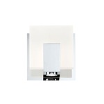 Canmore Wall Sconce - Chrome / Frosted