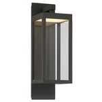 34125 Outdoor Wall Light - Graphite Grey / Clear
