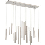 Santana Linear Multi Light Pendant - Satin Nickel