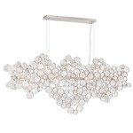 Trento Linear Chandelier - Chrome / Clear