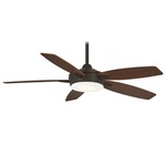 Espace Ceiling Fan with Light - Oil Rubbed Bronze / Medium Maple