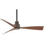 Simple Ceiling Fan - Oil Rubbed Bronze / Medium Maple / Medium Maple