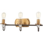 Safra Bathroom Vanity Light - Harvard Court Bronze / Brass