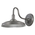 Harbison Outdoor Wall Light - Textured Silver