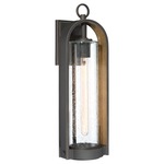 Kamstra Outdoor Wall Light - Oil Rubbed Bronze / Clear Seeded