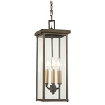 Casway Outdoor Pendant - Oil Rubbed Bronze / Clear