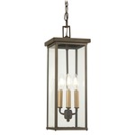 Casway Outdoor Pendant - Oil Rubbed Bronze / Clear