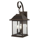 Mariners Pointe Outdoor Wall Light - Oil Rubbed Bronze / Clear