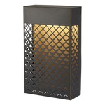 Guild Outdoor Wall Light - Oil Rubbed Bronze / Gold