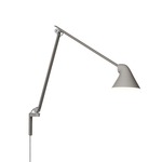 NJP Plug-in Swing Arm Wall Light - Light Grey