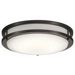 Avon Wall / Ceiling Light - Olde Bronze / White