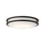 Avon Wall / Ceiling Light - Olde Bronze / White