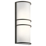 Signature 11315 Wall Light - Olde Bronze / White