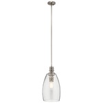 Lakum Pendant - Classic Pewter / Clear