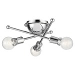 Armstrong Ceiling Light Fixture - Chrome