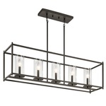 Crosby Linear Pendant - Olde Bronze / Clear