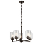 Winslow Chandelier - Olde Bronze / Clear Seeded