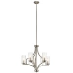 Vara Chandelier - Brushed Nickel / Clear Seeded