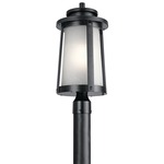 Harbor Bay Outdoor Post Mount Light - Black / Frosted