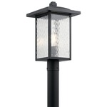 Capanna Post Mount - Textured Black / Clear Waterfall