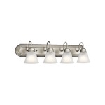 Signature 533 Bathroom Vanity Light - Brushed Nickel / Satin Etched