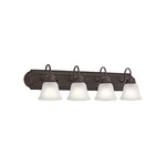 Signature 533 Bathroom Vanity Light - Tannery Bronze / Satin Etched