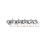 Signature 533 Bathroom Vanity Light - Chrome / Satin Etched