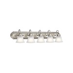 Signature 533 Bathroom Vanity Light - Brushed Nickel / Satin Etched