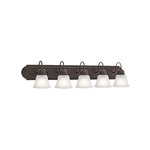 Signature 533 Bathroom Vanity Light - Tannery Bronze / Satin Etched