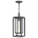 Republic 120V Outdoor Pendant - Oil Rubbed Bronze / Clear Seedy