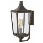 Jaymes Outdoor Wall Light - Oil Rubbed Bronze / Clear