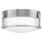 Colbin Integrated LED Ceiling Light - Brushed Nickel / Etched Opal