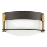 Colbin Integrated LED Ceiling Light - Oil Rubbed Bronze / Etched Opal