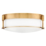 Colbin Ceiling Light - Heritage Brass / Etched Opal